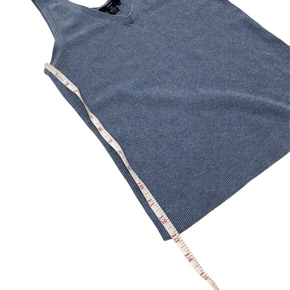 Knit Blue Tank Top by GAP 100% Cotton XS - Picture 7 of 7